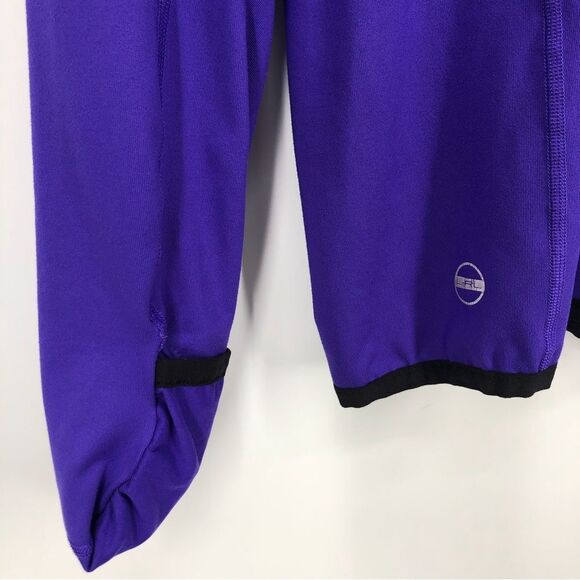 Lauren Ralph Lauren Quarter Zip Pullover Womens XL Purple - Picture 4 of 8